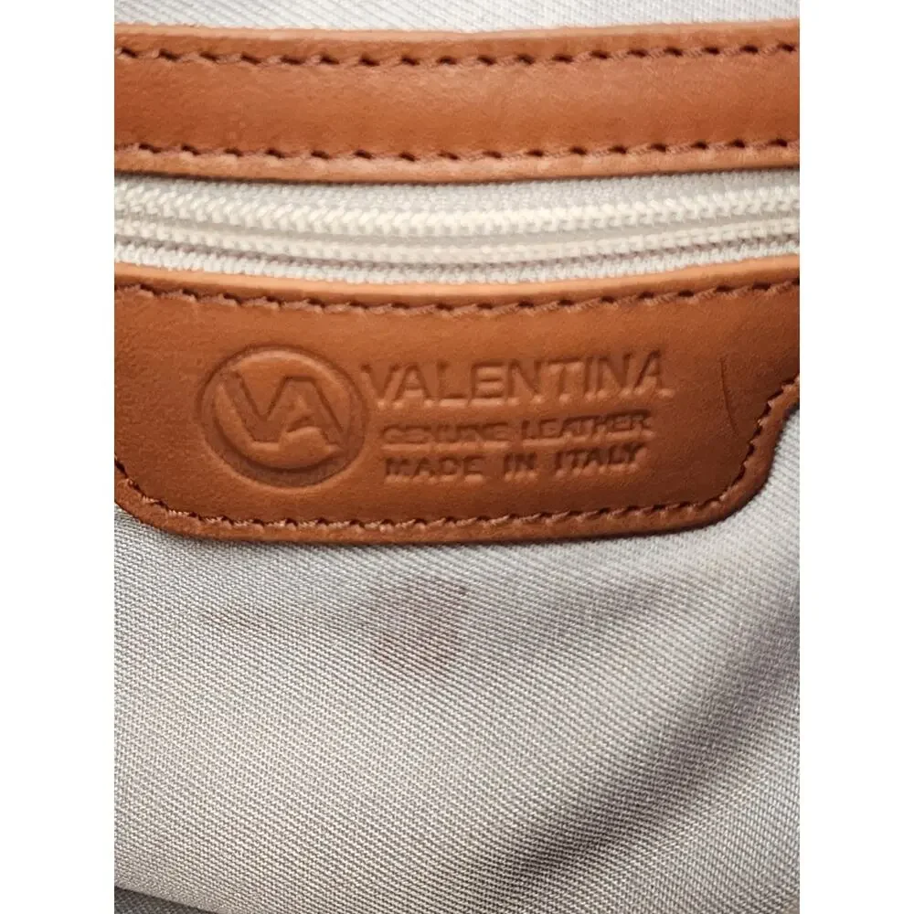 VALENTINA Tradizione Italiana Genuine Leather Black Shoulder Bag Purse - Picture 14 of 14